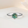 GRA Certified VVS1 Moissanite Solitaire Ring