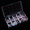 Clear Nail Tip Storage Box with Compartments