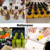 Mini Clear Glass Bottles with Lids for Potions, Shots & Essential Liquids