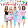 Fashion Doll Clothing Set with Shoes for 11.5-12 Inch Dolls