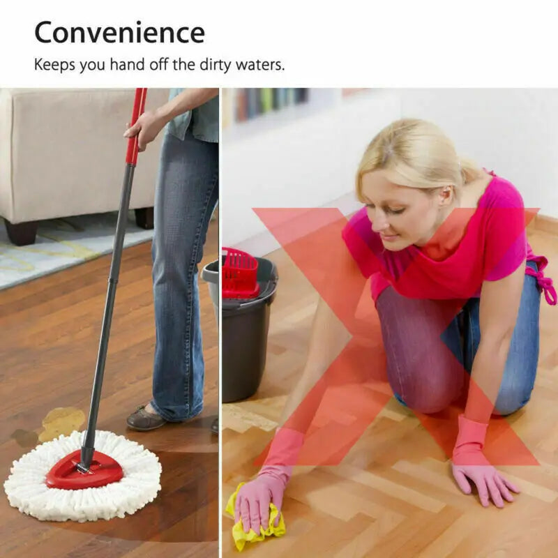 Replacement Microfiber Mop Head for Spin Mops