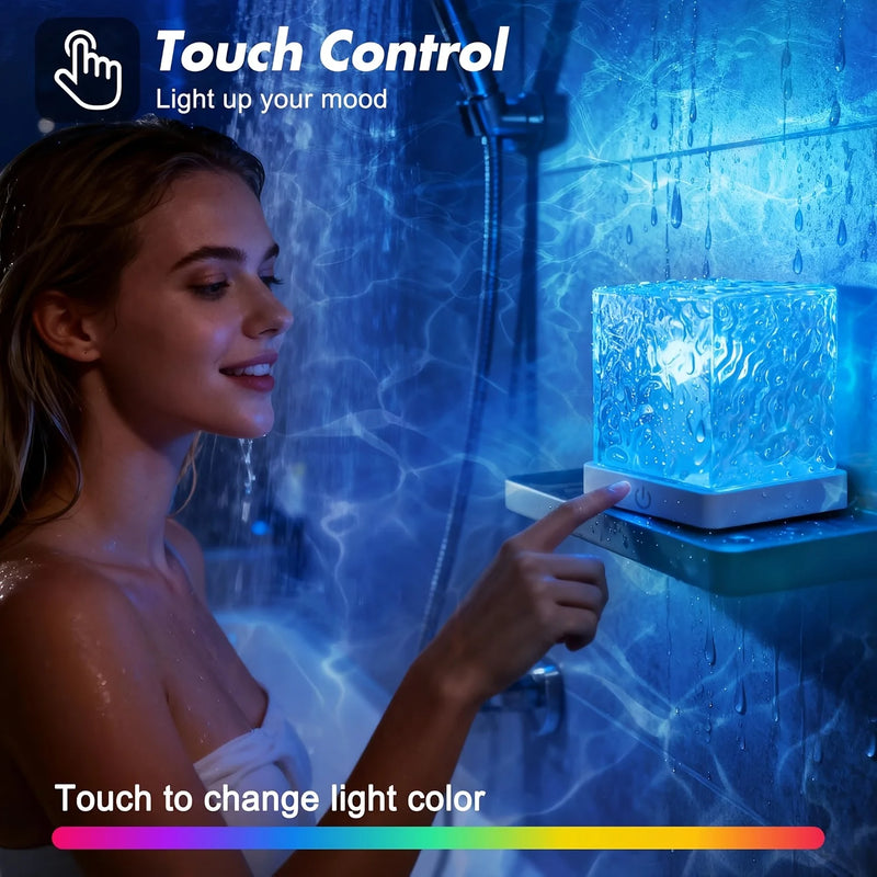 Rechargeable LED Wave Projector Lamp