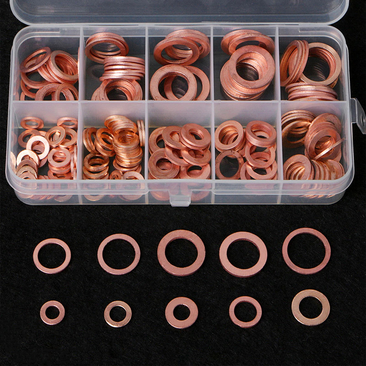 Copper Washer Gasket Set for Leak-Proof Sealing