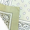 Paisley Bandana Square Scarf – 55cm Cotton Blend for Men and Women