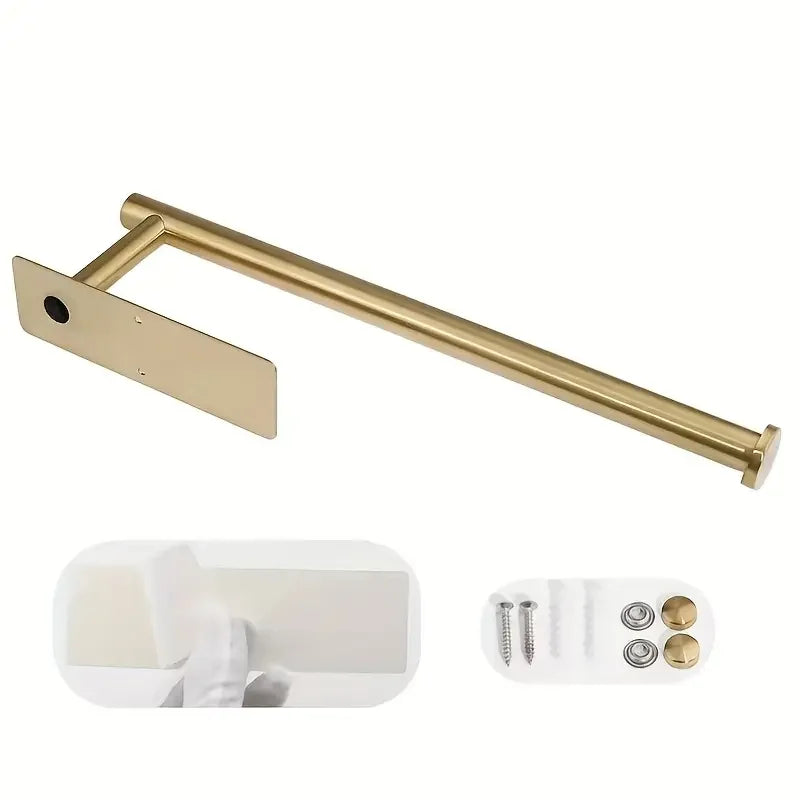 Under Cabinet Paper Towel Holder – Stainless Steel Wall Mount Rack