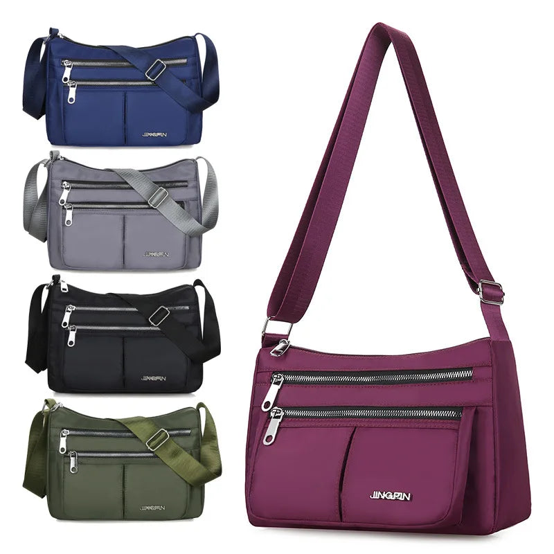 Leichte Nylon-Crossbody-Tasche