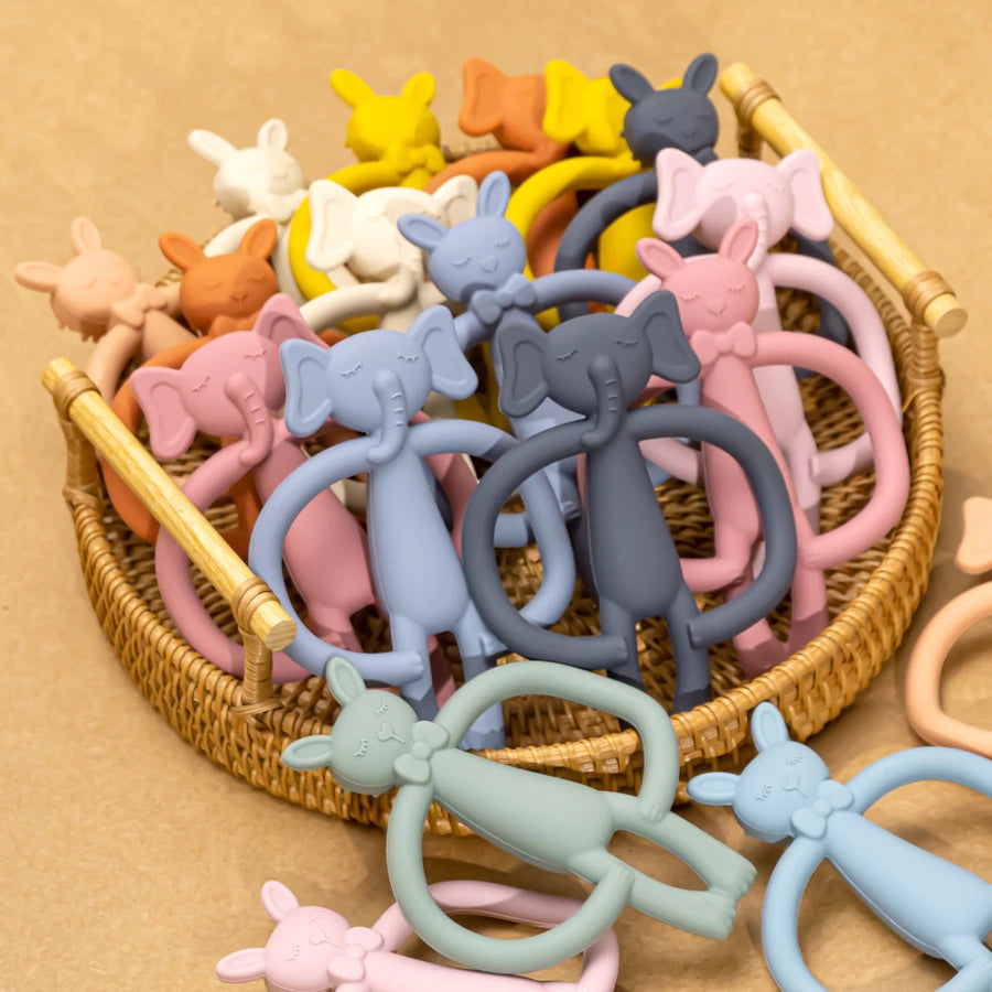 BPA-Free Silicone Baby Teether – Soothing Teething Relief for Infants
