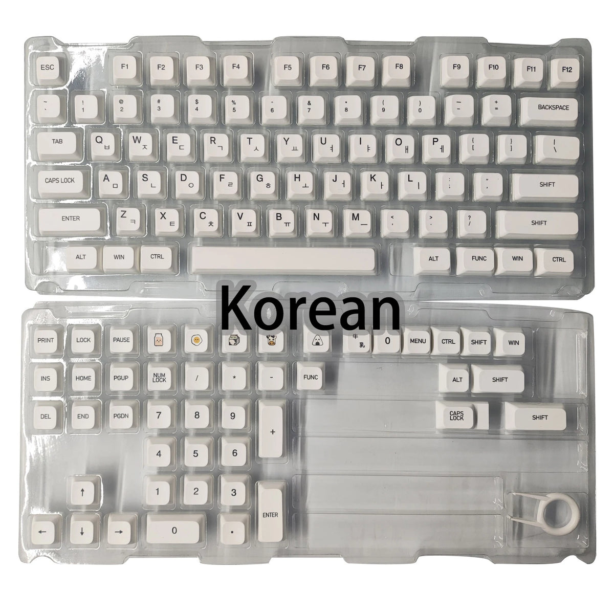 Multilingual PBT Keycaps for Mechanical Keyboards