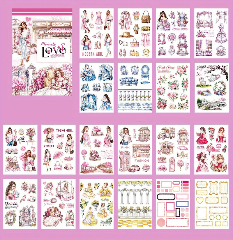 Alice's Journey Aesthetic Sticker Book