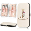 Portable Stainless Steel Manicure & Pedicure Set with Organizer Case