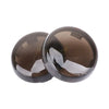 Two dark brown LED turn signal light lens covers for Harley Davidson motorcycles