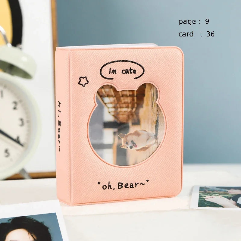 Heart-Shaped Mini Photo Album for K-pop Photocards