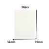 Clear Self-Adhesive Sticky Notes Pack of 50