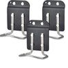 A black clip-on tool belt holster designed to hold drills and power tools.