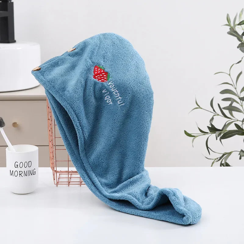 Ultra-Absorbent Microfiber Hair Towel for Quick Drying