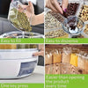 360° Rotating 6-Compartment Dry Food Dispenser
