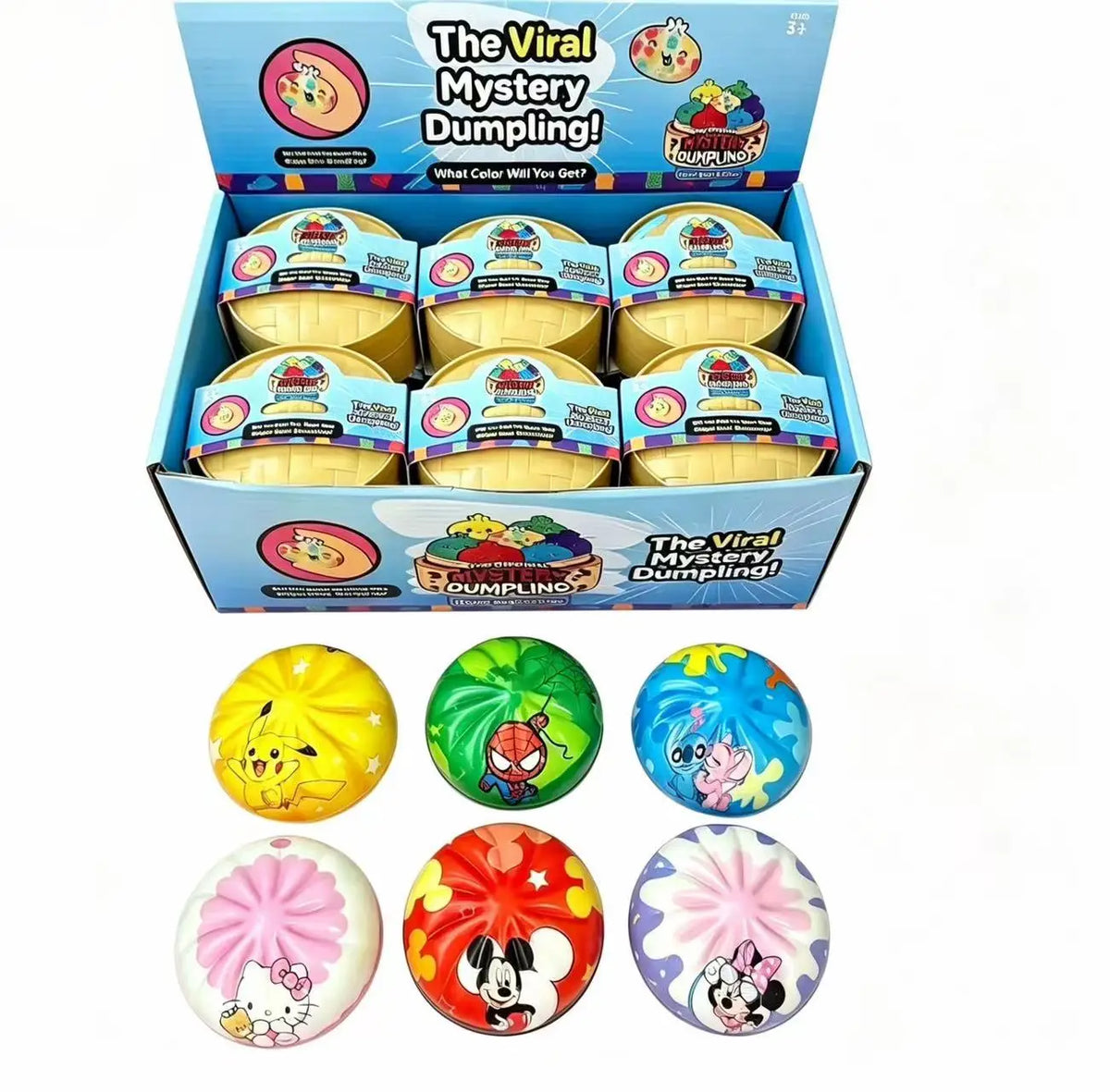 Mystery Dumpling Squishy – Slow-Rise Stress Relief Fidget Toy
