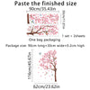 Peach Tree Branches Bird Cage Wall Decal