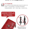 Vintage RFID-Blocking Tri-Fold Wallet with Ample Storage