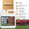 Mulch & Gravel Lock Adhesive for Paths, Patios, and Garden Borders