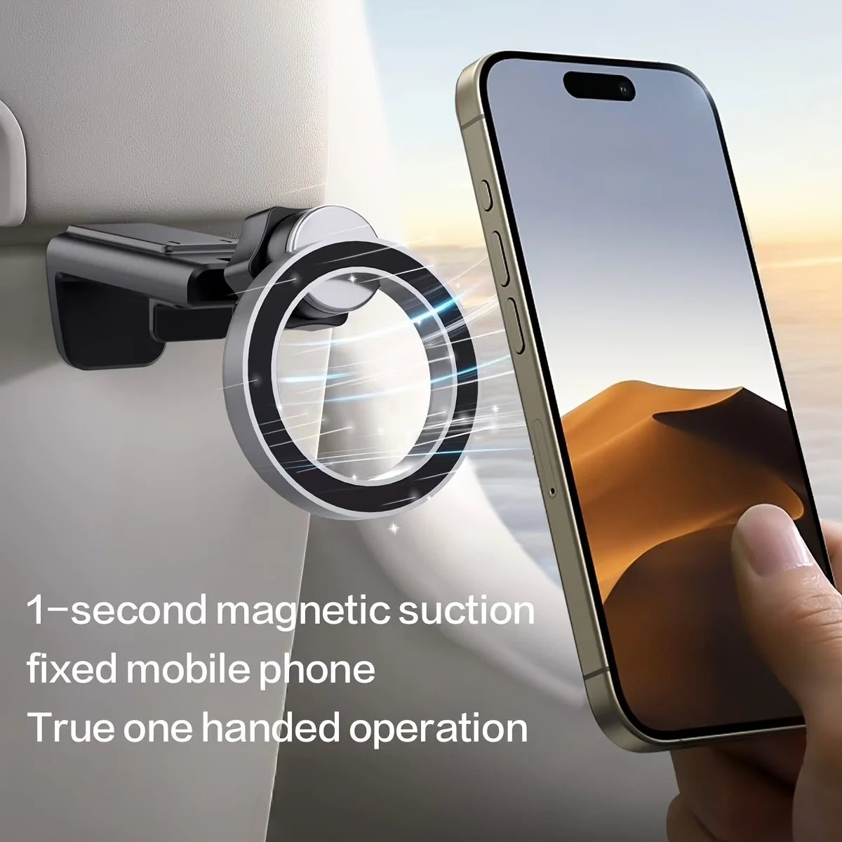 Magnetic Phone Holder for Travel and Desktop