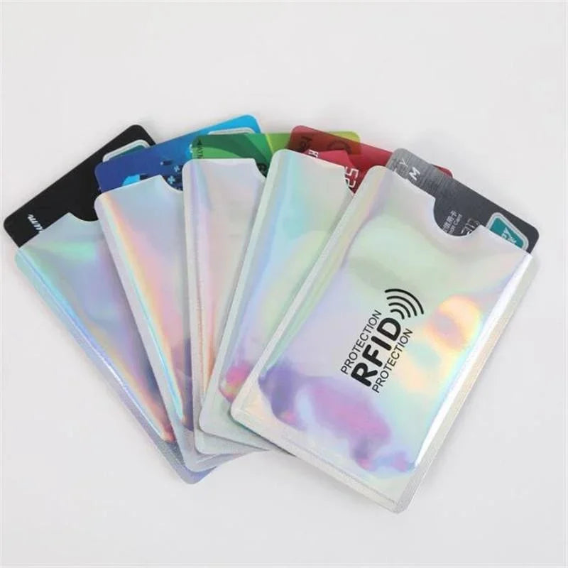 RFID Blocking Card Sleeves (5-Pack) - Anti-Scan & Scratch Protection