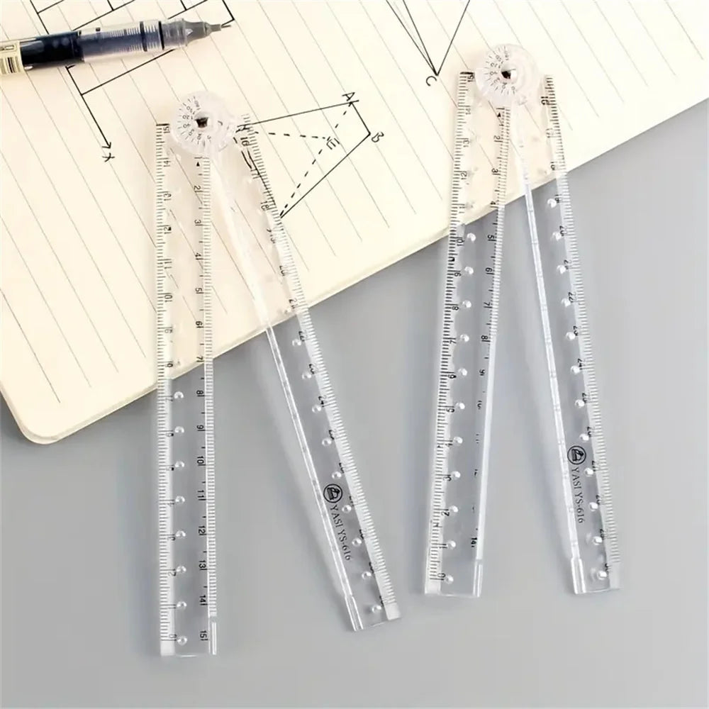Folding Acrylic Ruler with Clear Markings