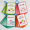 Early Learning Flash Cards for Kids – Colors, Shapes, Numbers, Fruits, Vegetables & Food