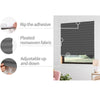 Self-Adhesive Pleated Blackout Blinds