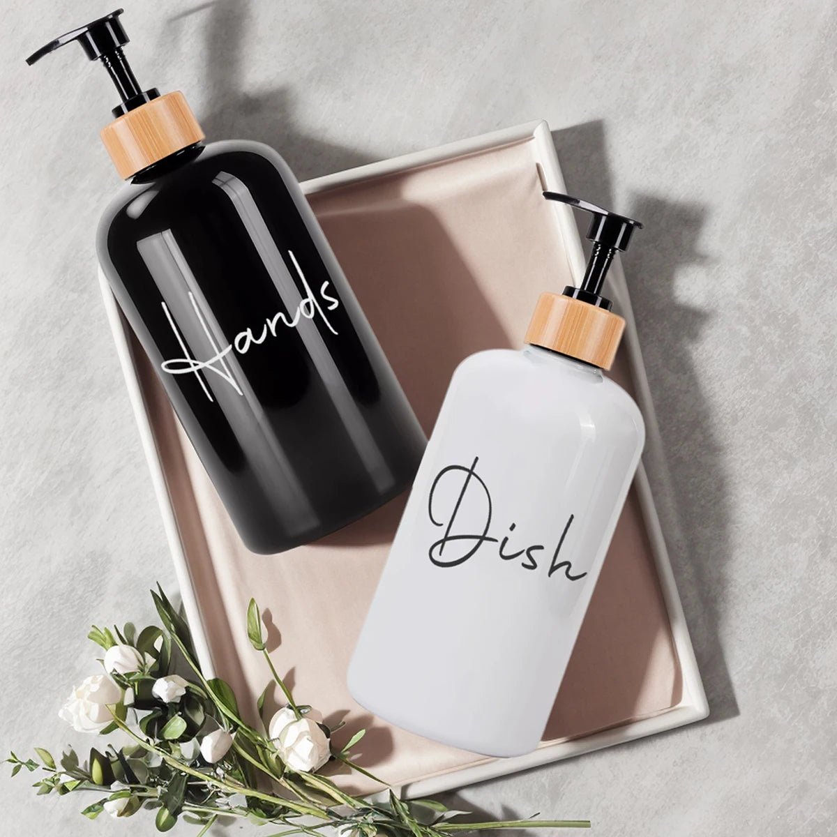Farmhouse Style Refillable Soap Dispenser Bottle