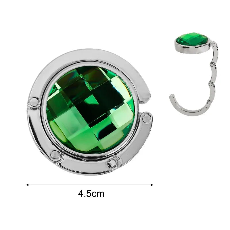 Foldable Crystal Acrylic Hook with Anti-Slip Pad