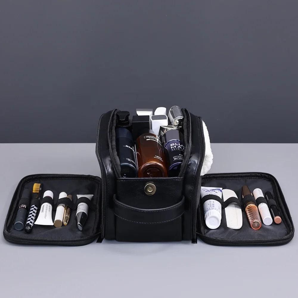 Waterproof Hanging Toiletry Bag with Multiple Compartments