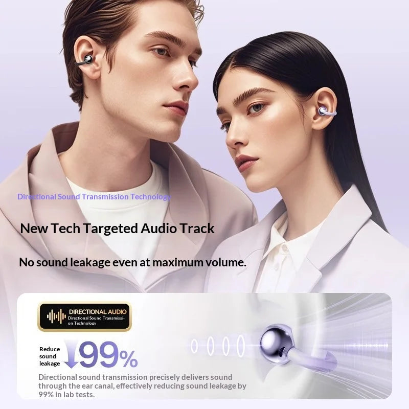 Bluetooth Clip-On Earphones with Mic