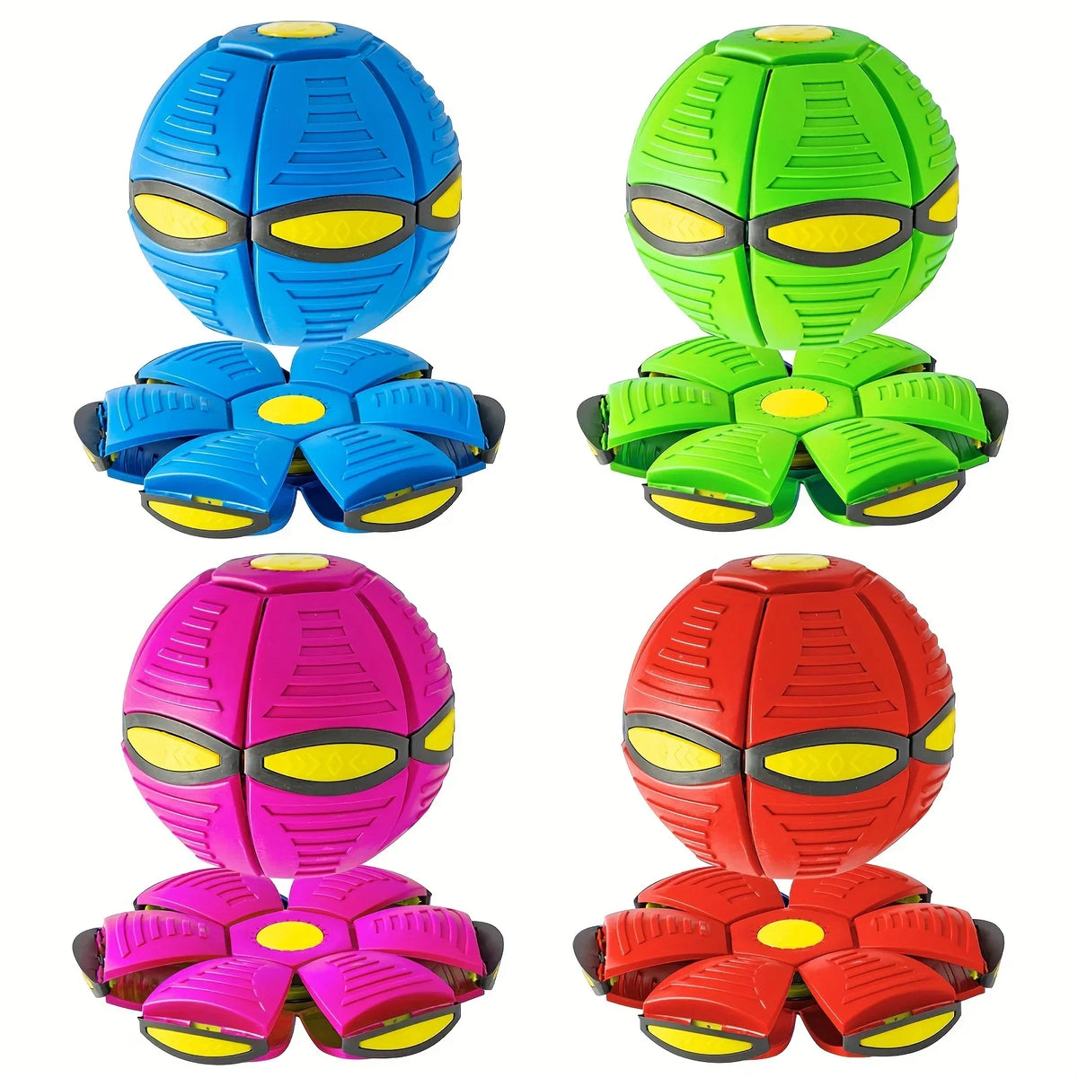 Interactive Transforming Flying Saucer Dog Toy – Durable & Fun