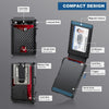 Slim RFID-Blocking Card Wallet with Money Clip