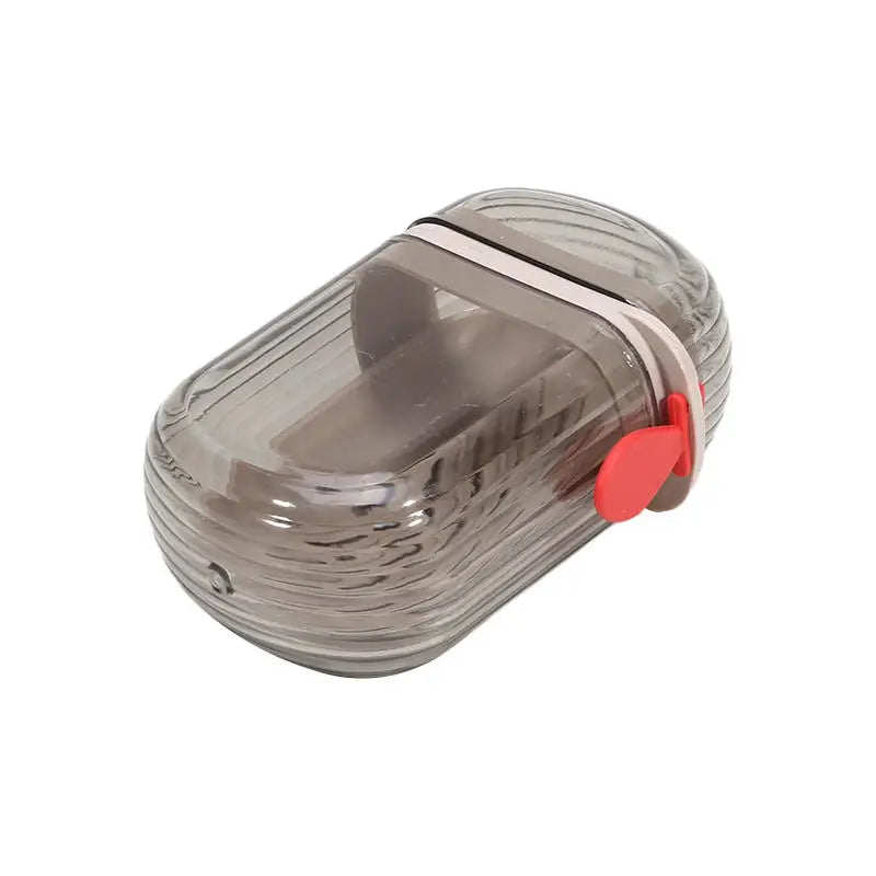 Travel Soap Box with Drainable Lid for Camping and Bathroom Use