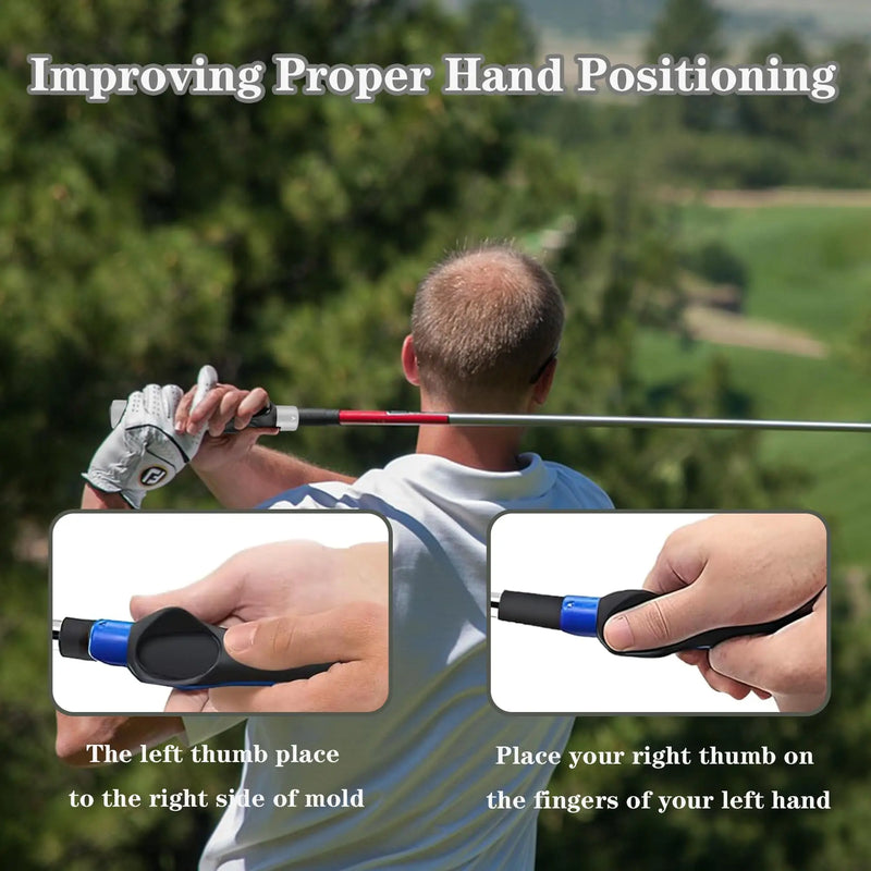 Golf Grip Trainer & Swing Aid