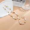 Barocke Perlen-Choker-Kette Set