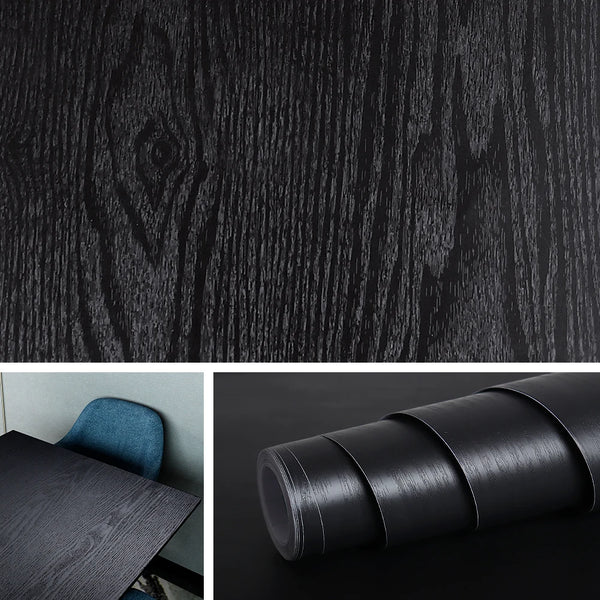 Self-Adhesive Wood Grain PVC Wall & Furniture Wrap