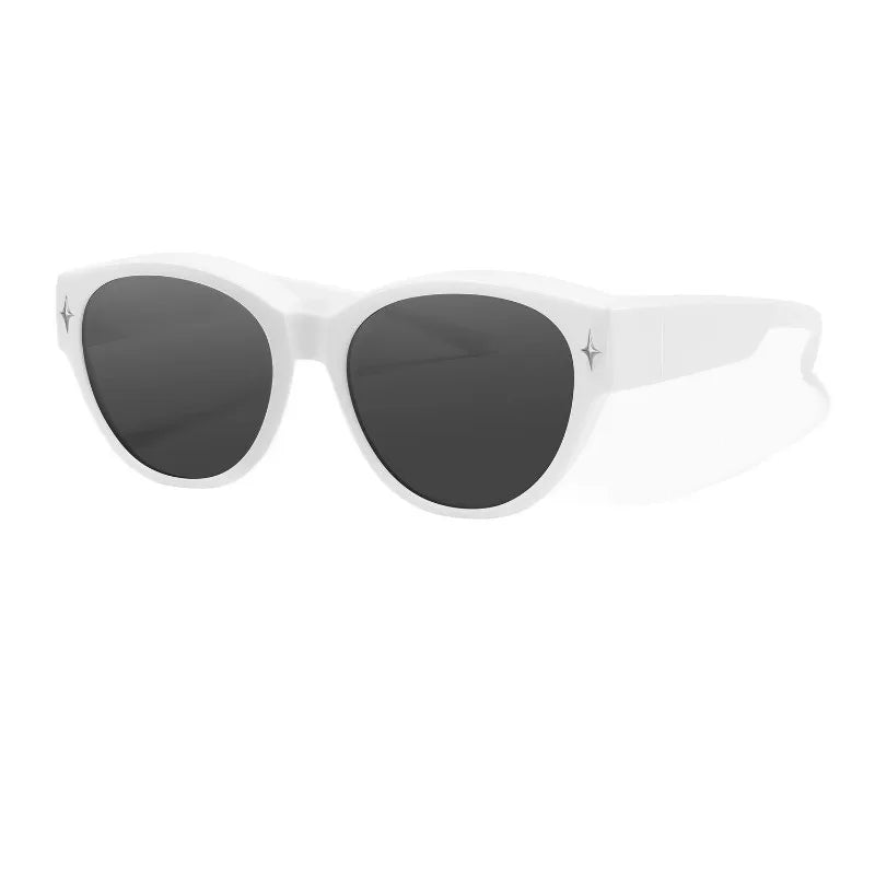 Oversized Cat-Eye Fit-Over Sunglasses