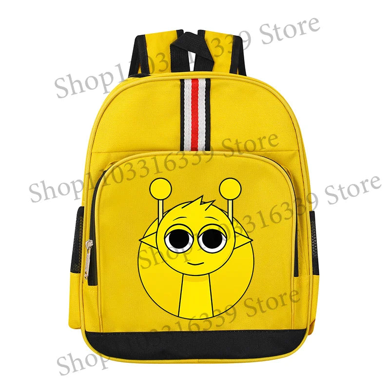 Sprunki Cartoon Backpack – Large Capacity Rucksack for Teens and Adults
