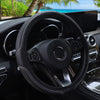 Premium PU Leather Embossed Steering Wheel Cover (14.5-15 Inch)