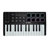 Portable 25-Key MIDI Controller with Pads and Wireless Connectivity
