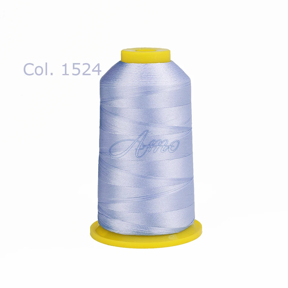 High-Tenacity Polyester Embroidery Thread (120D/2, 40wt) for Home & Industrial Machines
