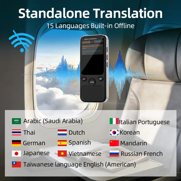 Portable AI Voice Translator with Offline & Online Support