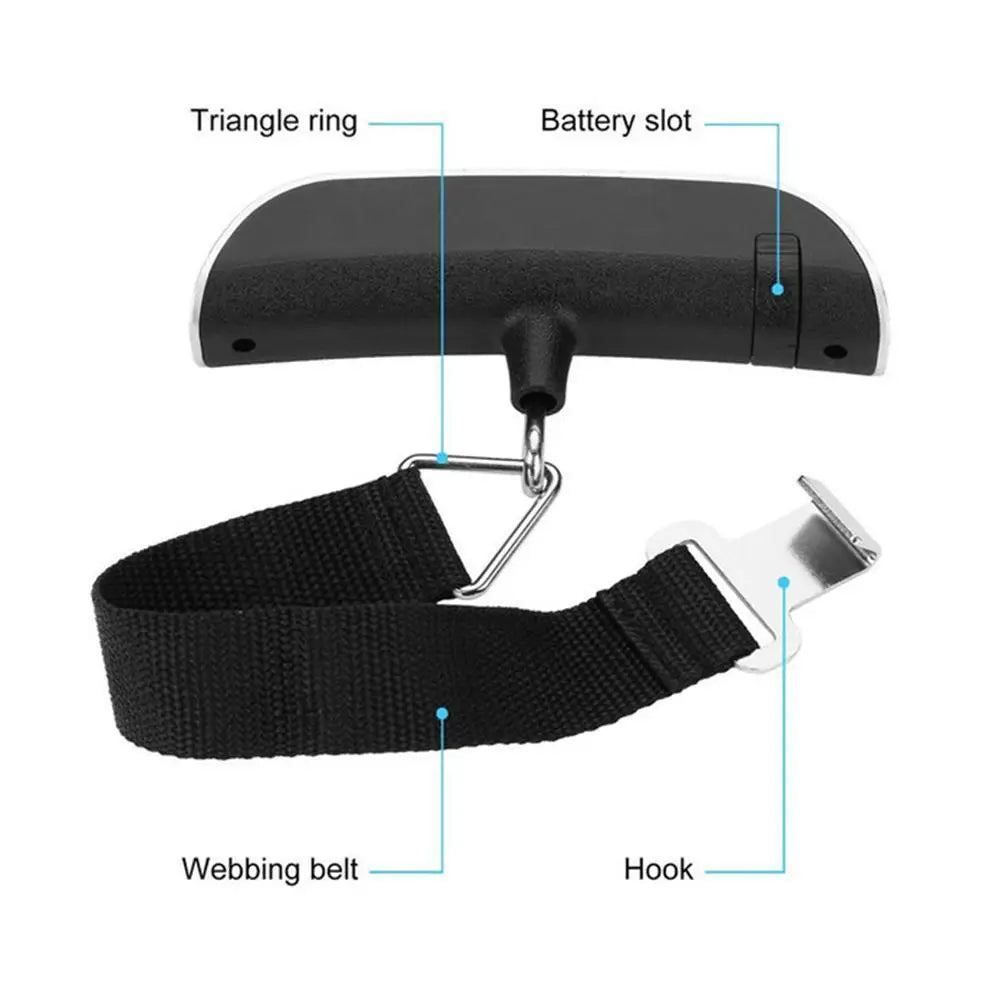 Portable Digital Luggage Scale - 110lb Capacity
