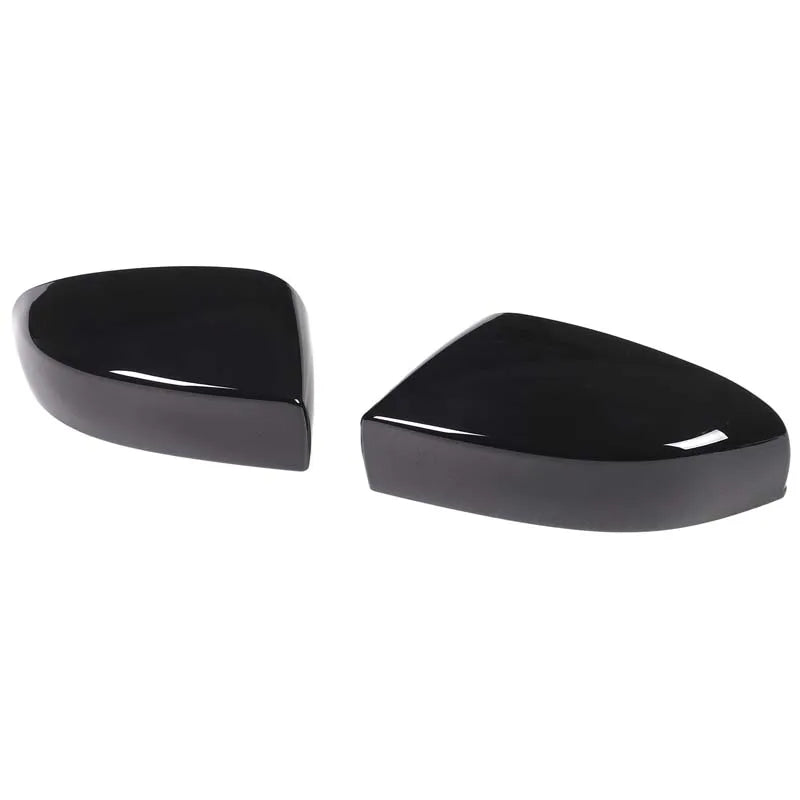 Black carbon fiber side mirror covers for Maserati Ghibli and Quattroporte cars