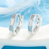 925er Sterling Silber Turquoise Ohrringe