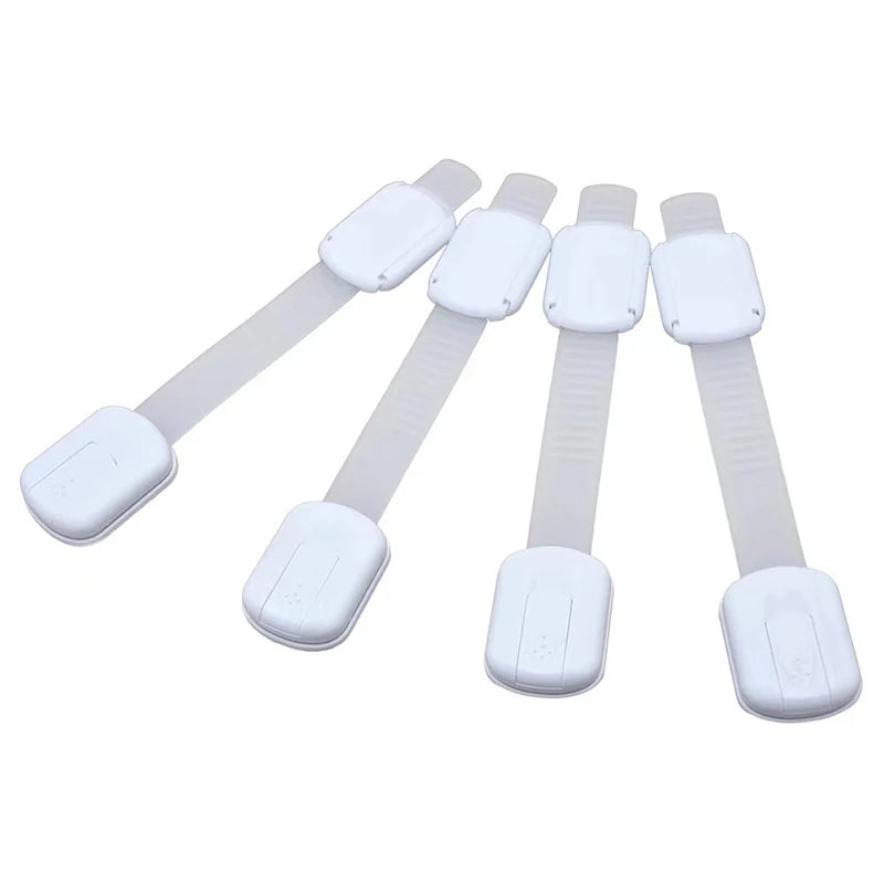 Adjustable Child Safety Cabinet Locks with Adhesive Strips