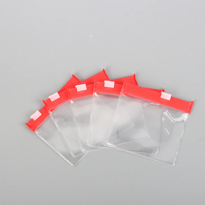 Ensemble de Pochettes Zippeuses en EVA Transparente pour Pilules